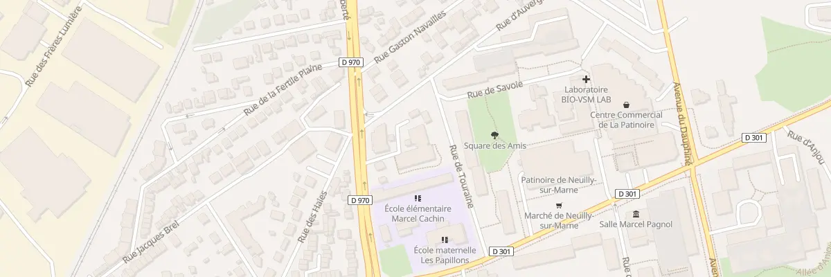 Plan du 172B Rue Paul et Camille Thomoux à Neuilly-sur-Marne