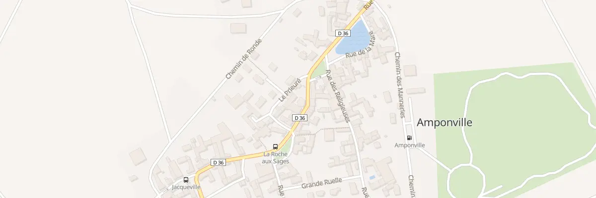 Plan du 28 Rue Grande à Amponville