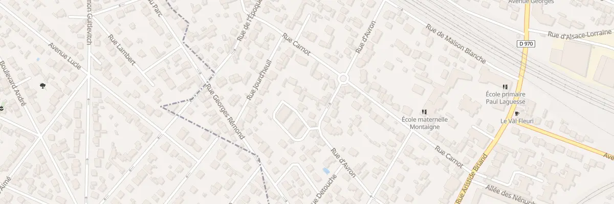 Plan du 25 Rue d’Avron à Gagny
