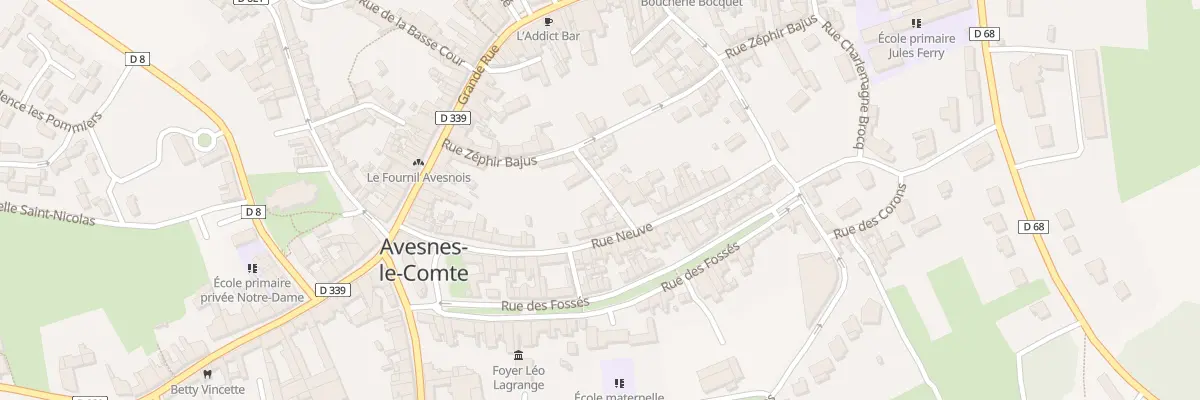 Plan du 2 Rue du Huit Mai à Avesnes-le-Comte