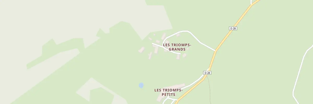 Plan du 4 Les Grands Triomps à Dontreix