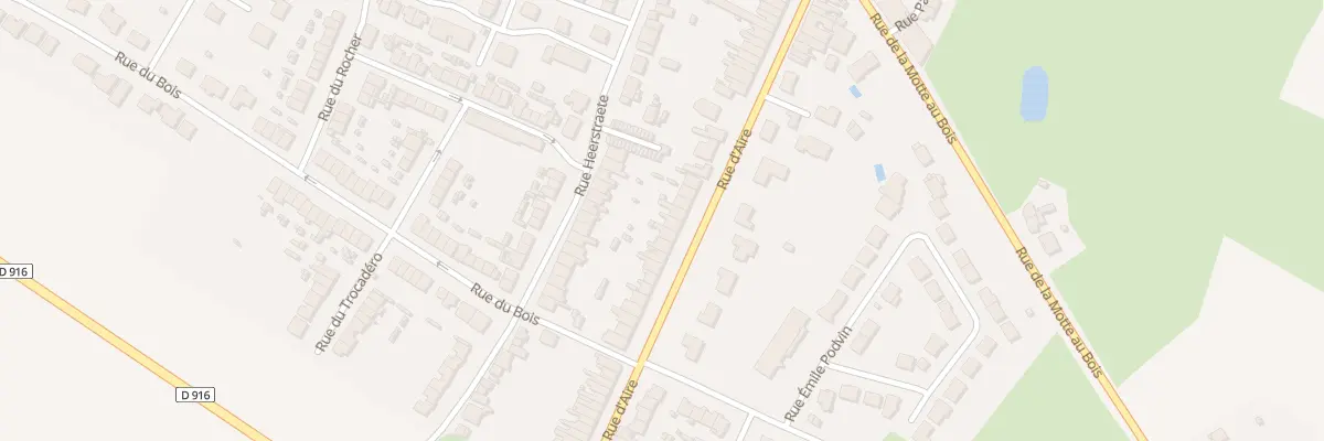 Plan du 230 Rue d’Aire à Hazebrouck