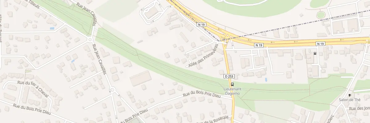 Plan du 6 All des Primeveres à Villecresnes