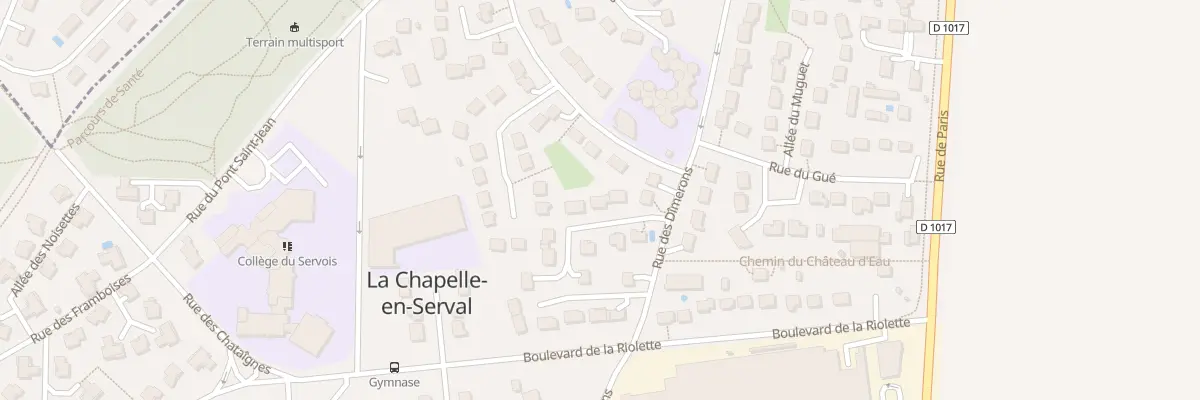 Plan du 14 All des Bruyères à La Chapelle-en-Serval