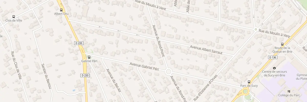 Plan du 14 Rue du Rond Point à Sucy-en-Brie