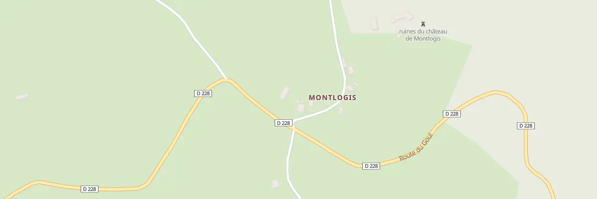 Plan du 1 Monlogis à Ladinhac