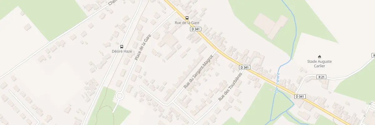 Plan du 8 Rue du Sergent Magrot à Houdain