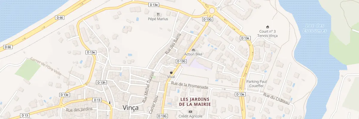 Plan du 22 Av General de Gaulle à Vinça