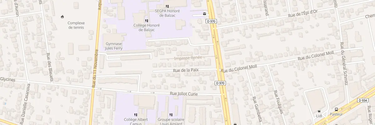 Plan du 10 Rue de la Paix à Neuilly-sur-Marne
