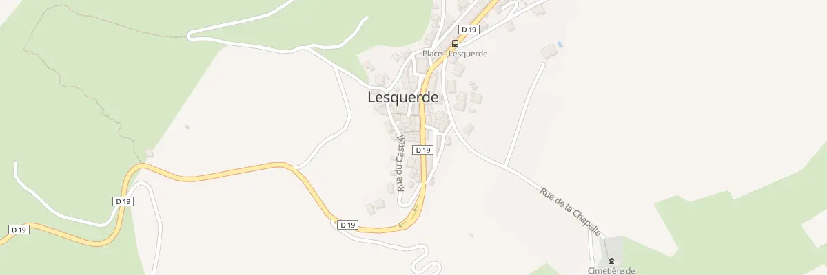Plan du 79 Le Village à Lesquerde