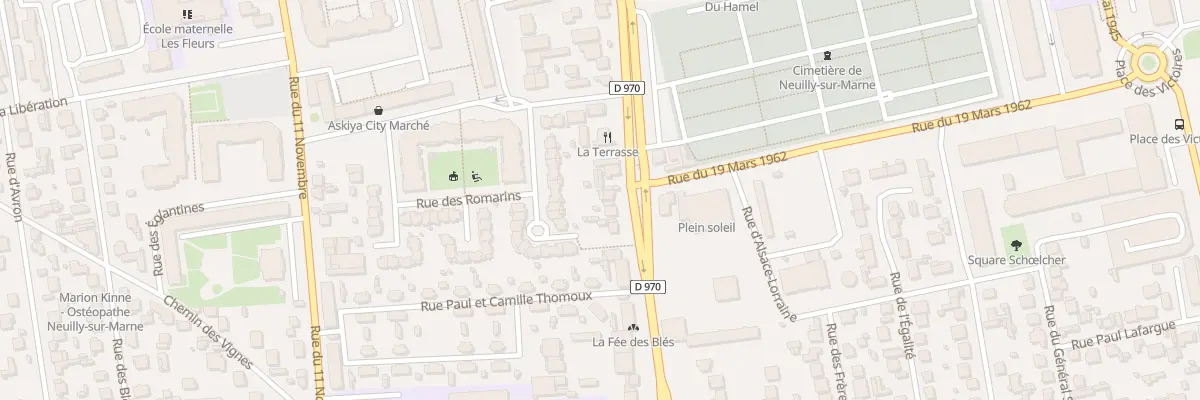 Plan du 97 Rue Paul et Camille Thomoux à Neuilly-sur-Marne