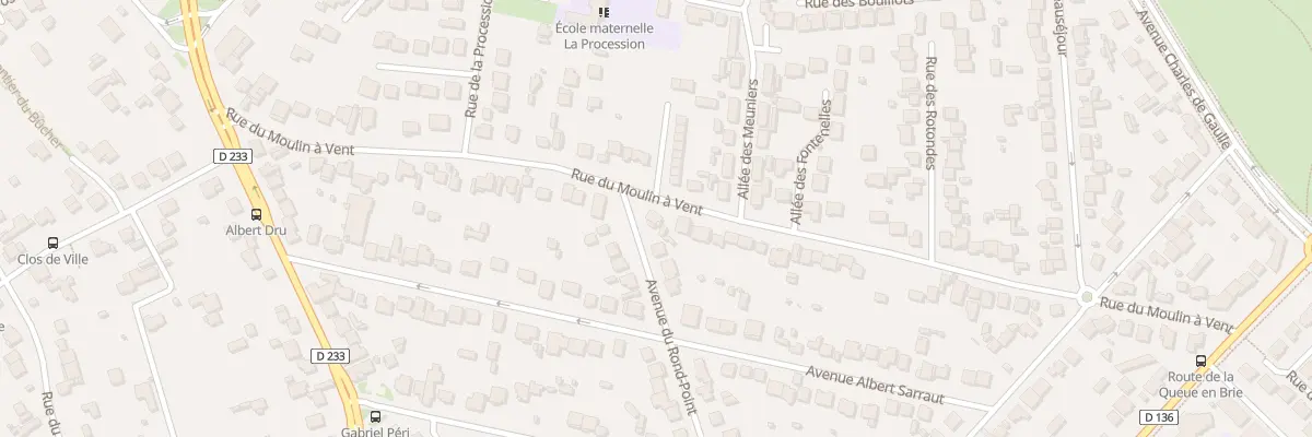 Plan du 30 Rue du Moulin à Vent à Sucy-en-Brie