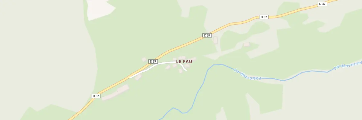 Plan du 5037 Le Fau à Saint-Paul-de-Salers