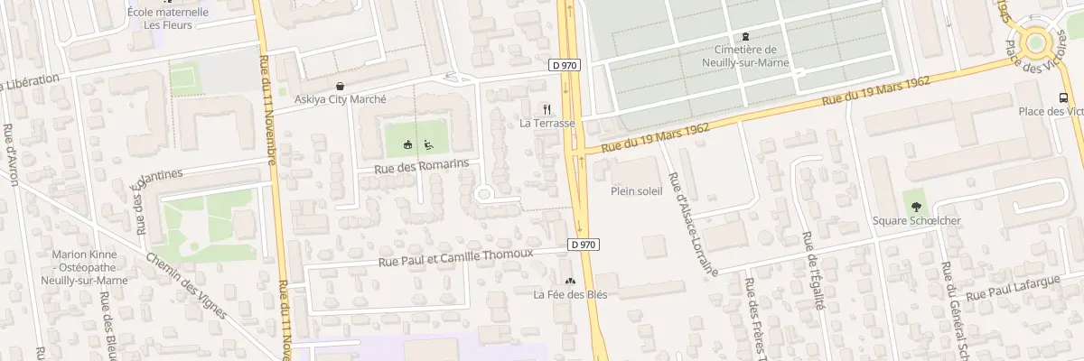 Plan du 95 Rue Paul et Camille Thomoux à Neuilly-sur-Marne