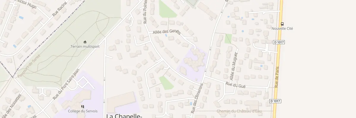Plan du 22 Rue du Poirier à La Chapelle-en-Serval