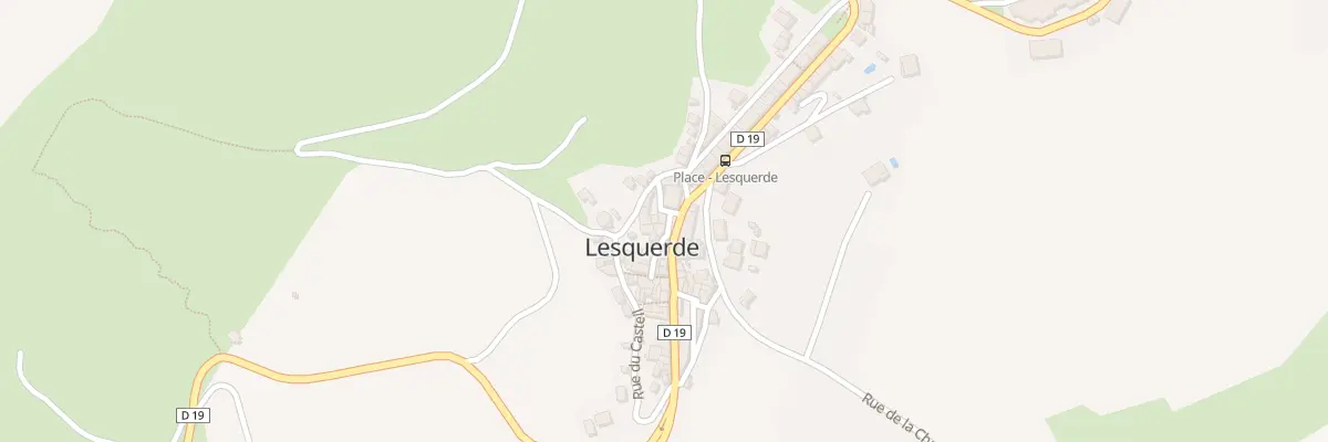 Plan du 1 Rue du Rocher à Lesquerde
