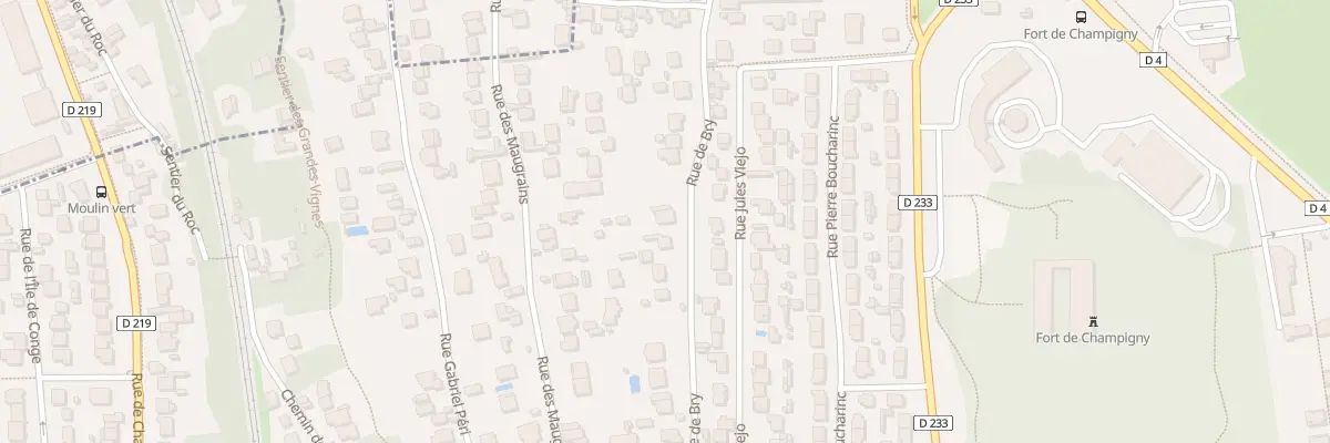 Plan du 93 Rue de Bry à Chennevières-sur-Marne