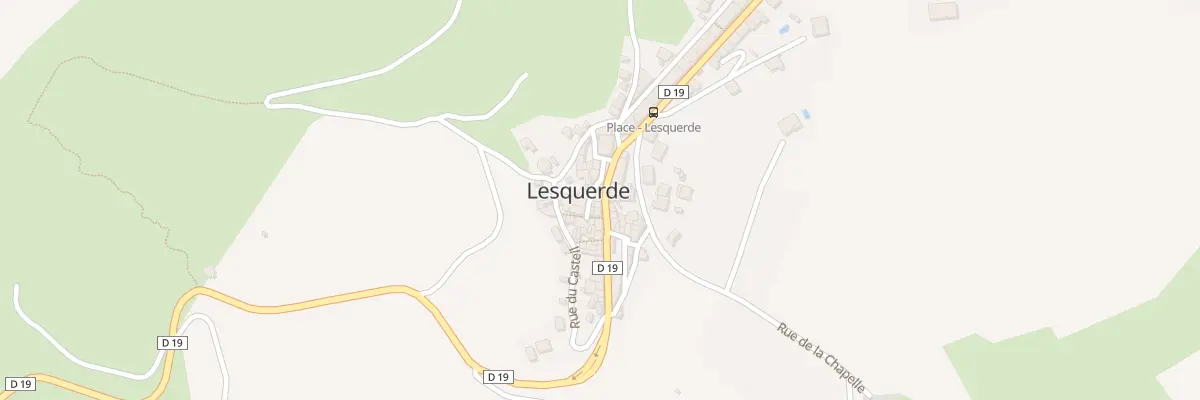 Plan du 44 Le Village à Lesquerde