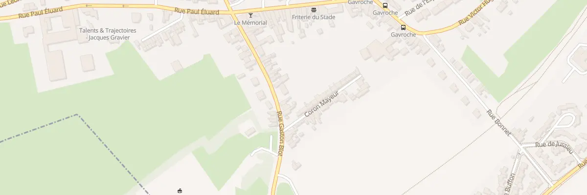 Plan du 161 Rue Gaston Blot à Bruay-la-Buissière