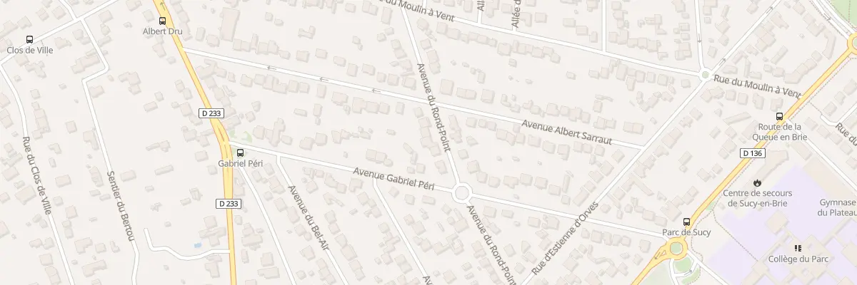 Plan du 16 Rue du Rond Point à Sucy-en-Brie