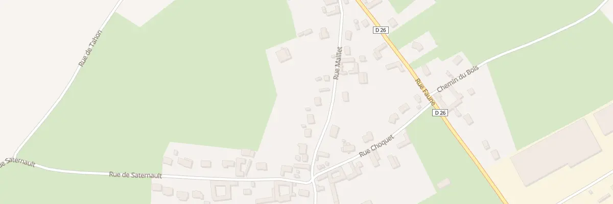 Plan du 150 Rue Maillet à Saulty