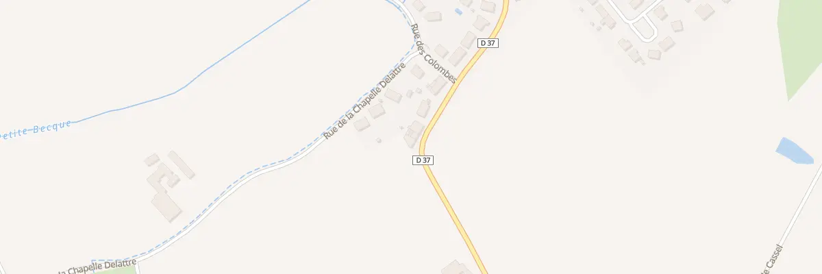 Plan du 554 Rue de Winnezeele à Herzeele
