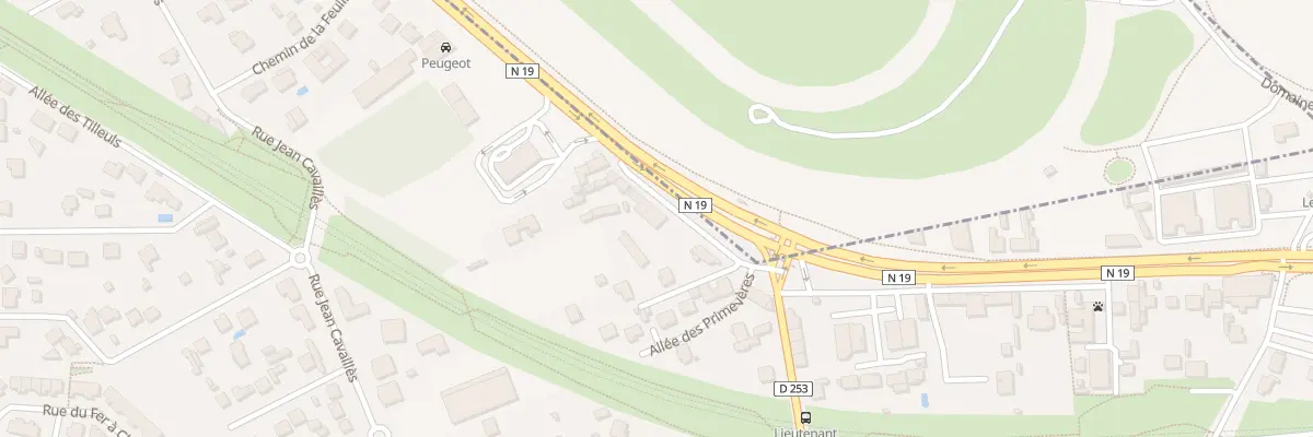 Plan du 45B Av de Lattre de Tassigny à Villecresnes