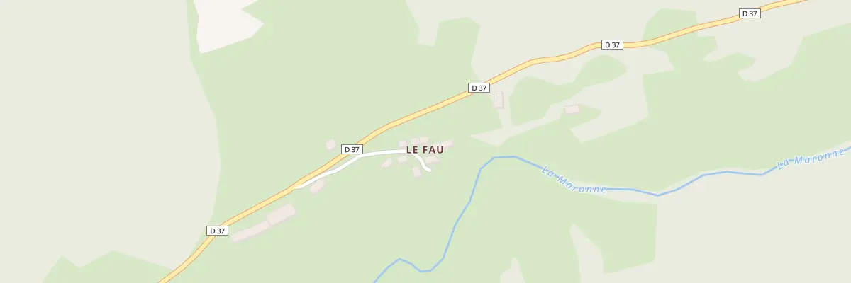 Plan du 5036 Le Fau à Saint-Paul-de-Salers