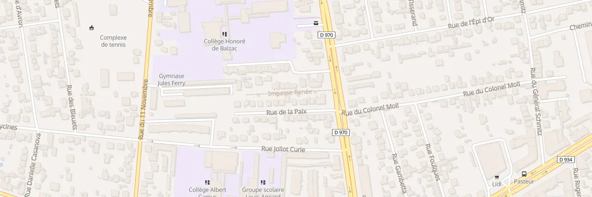 Plan du 8 Rue de la Paix à Neuilly-sur-Marne