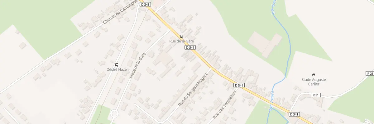 Plan du 537 Rue de la Gare à Houdain