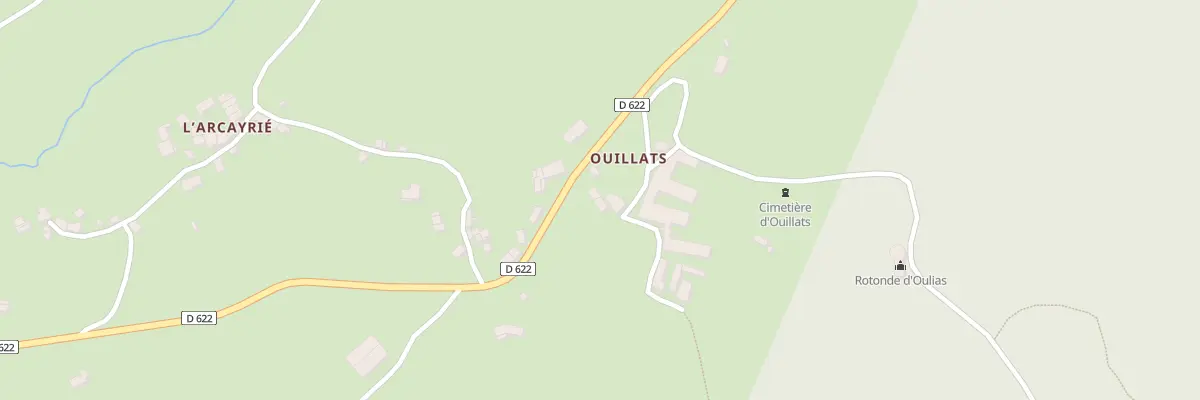 Plan du 5372 Ouillats à Fontrieu