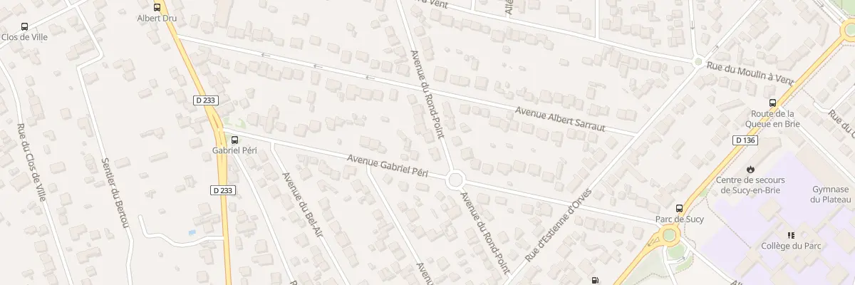 Plan du 18 Rue du Rond Point à Sucy-en-Brie