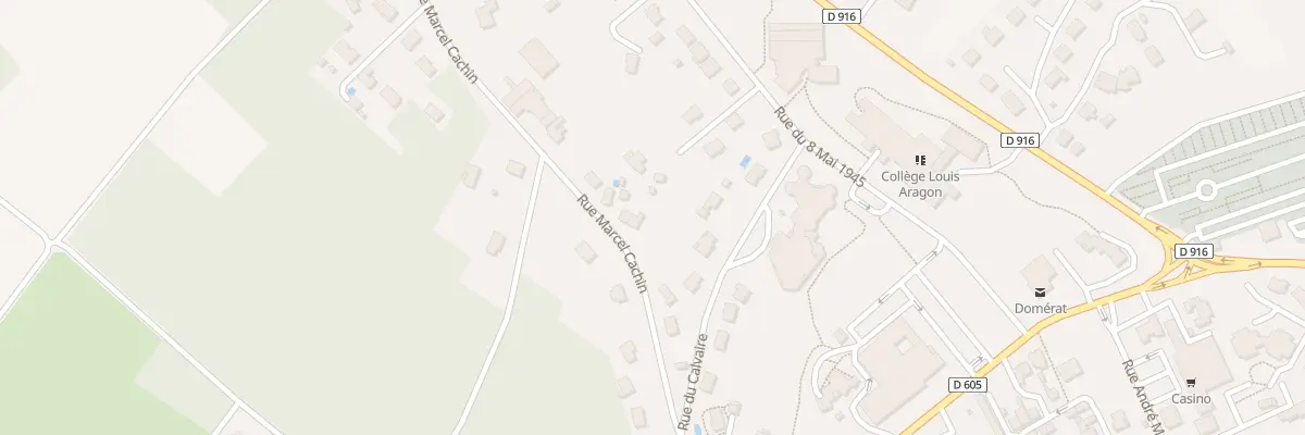 Plan du 46 Rue Marcel Cachin à Domérat