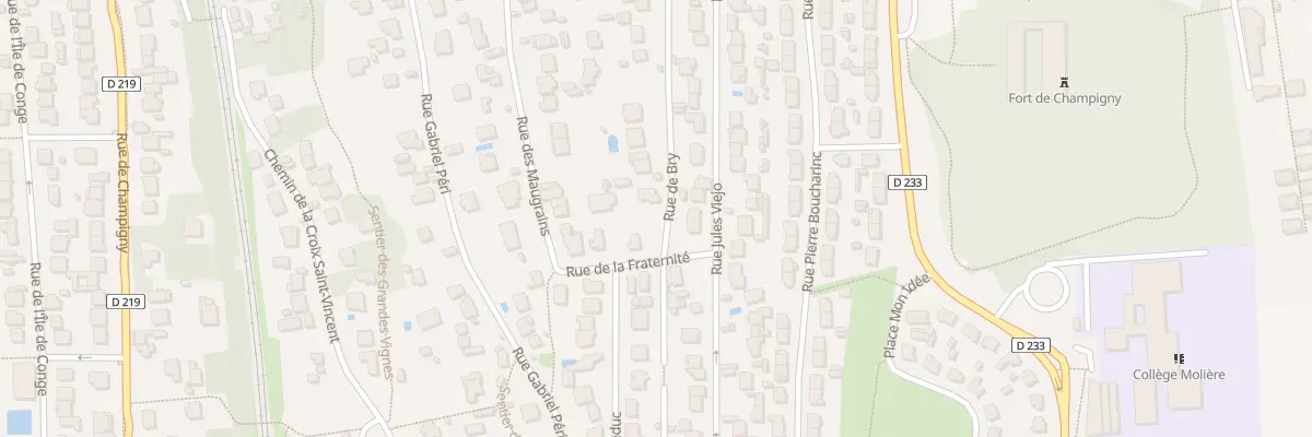 Plan du 4 Rue de la Fraternité à Chennevières-sur-Marne