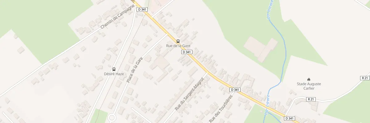 Plan du 543 Rue de la Gare à Houdain