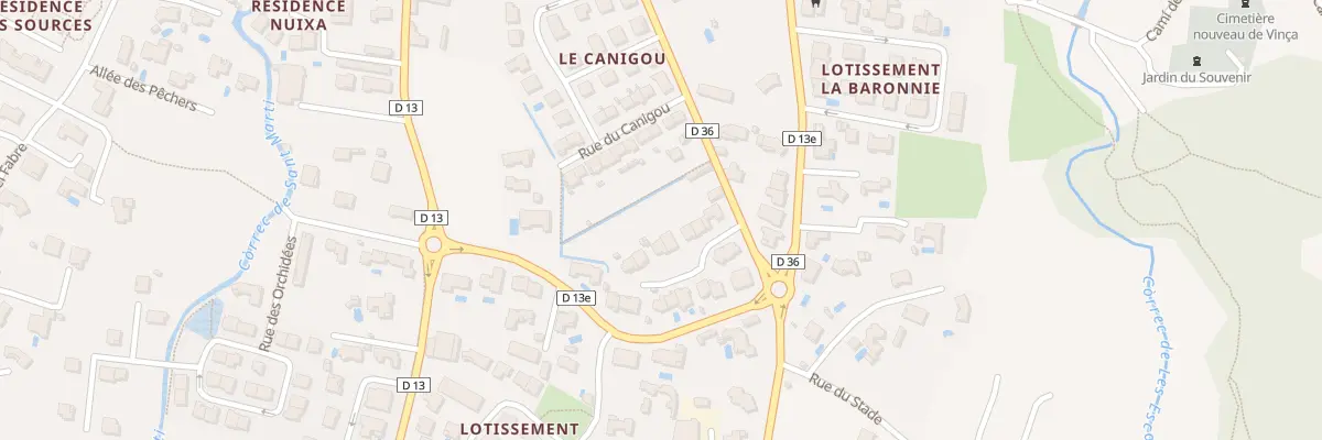 Plan du 22B Rue Pierre Gipulo à Vinça