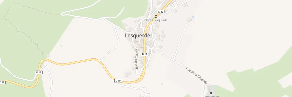 Plan du 56 Le Village à Lesquerde