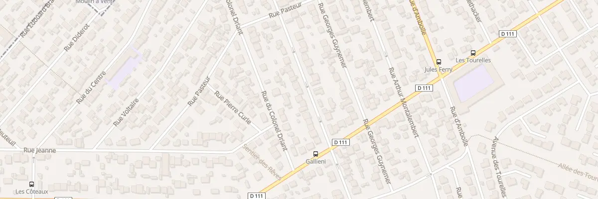 Plan du 23 Rue du Maréchal Galliéni à Ormesson-sur-Marne