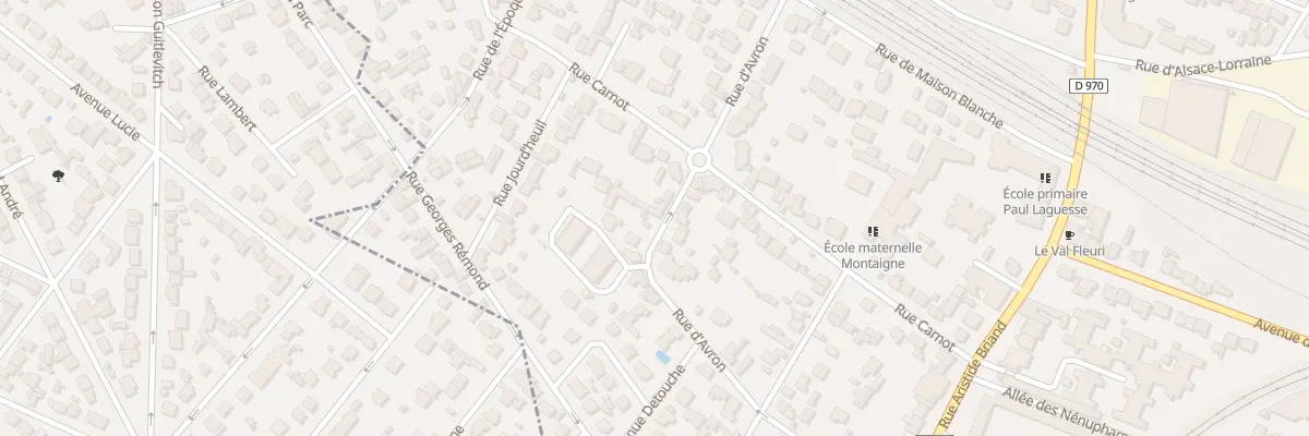 Plan du 27 Rue d’Avron à Gagny
