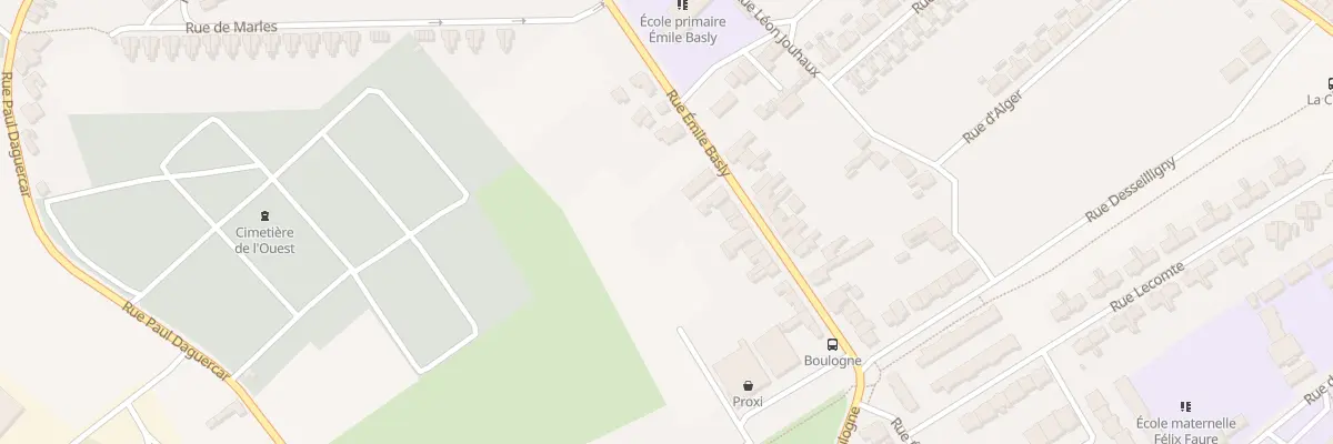 Plan du 817 Rue Emile Basly à Bruay-la-Buissière