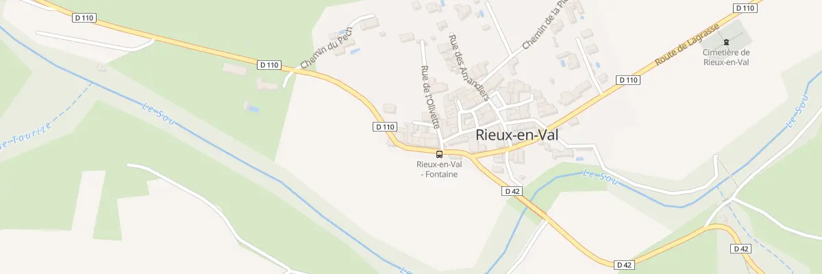 Plan du 7 Rte de Lagrasse à Rieux-en-Val
