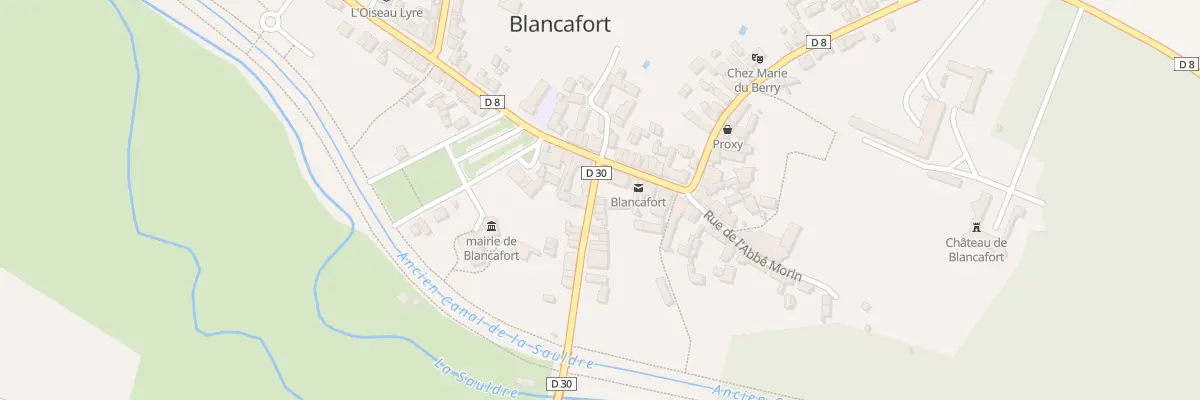 Plan du 1 Rue des Ponts à Blancafort