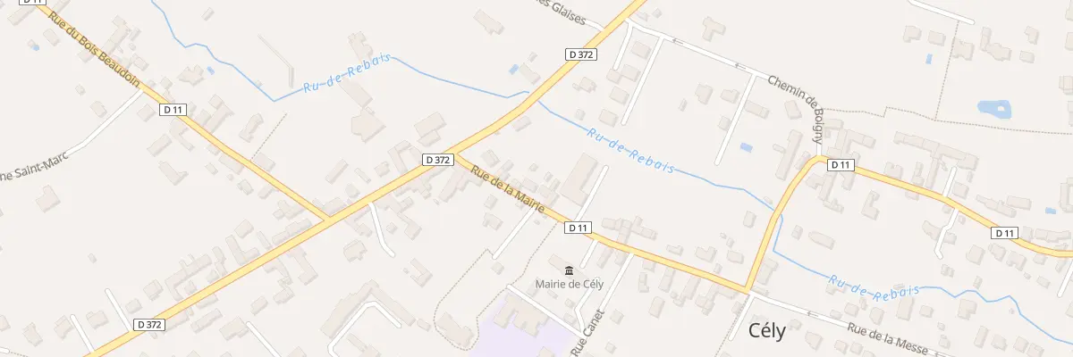 Plan du 20 Rue de la Mairie à Cély