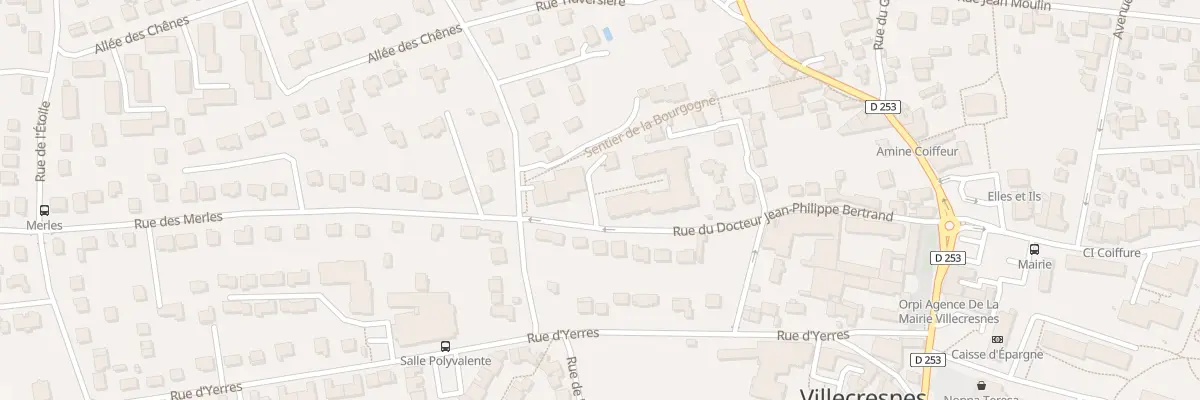 Plan du 28 Rue du Dr J. Philippe Bertrand à Villecresnes