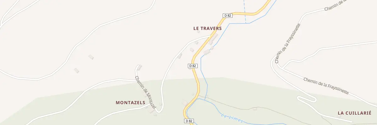 Plan du 943 Rte de St Pierre de Combejac à Lacaze