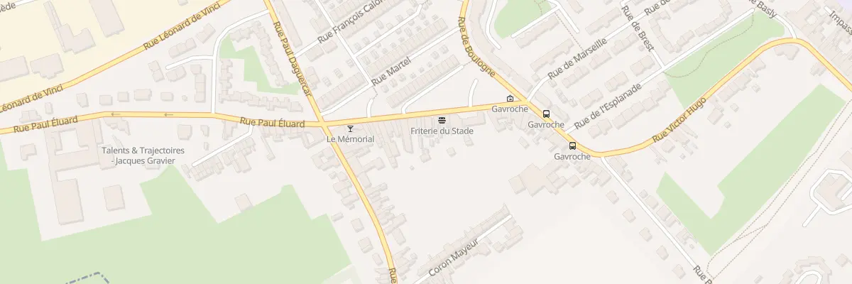 Plan du 455 Rue Victor Hugo à Bruay-la-Buissière
