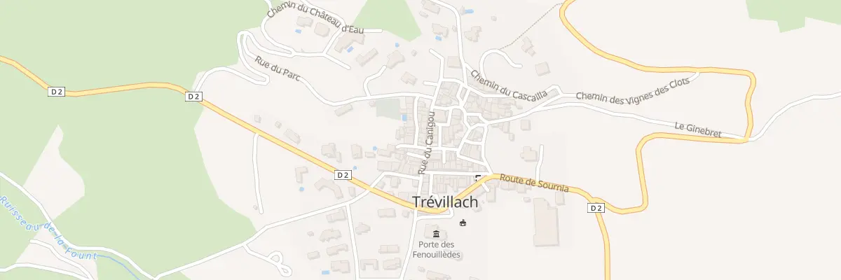 Plan du 2 Rue de l’Ange à Trévillach