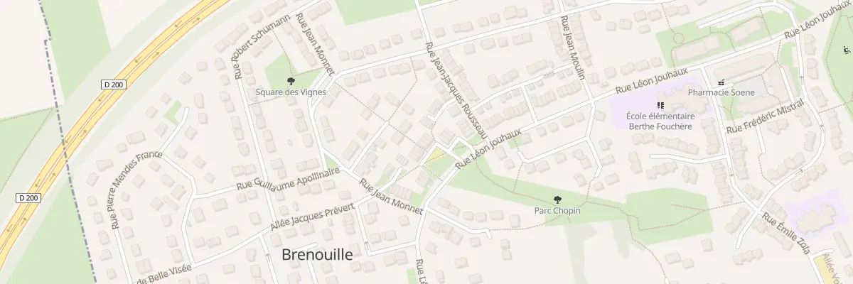 Plan du 88 Rue Léon Jouhaux à Brenouille