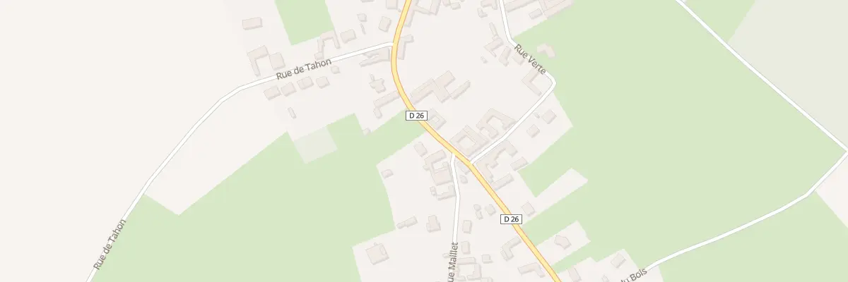 Plan du 380 Rue de Gombremetz à Saulty