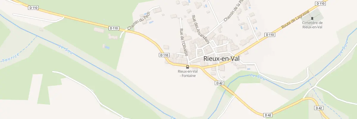 Plan du 9 Rte de Lagrasse à Rieux-en-Val